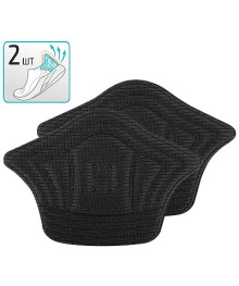 Пяткоудерживатель самоклеящийся, в наборе 2 шт, цвет черный