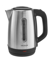 Чайник DELTA LUX DE-1015 нерж.1,8л, 2000Вт,черный (12)