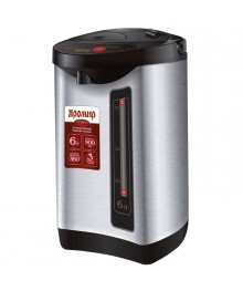 Термопот ЯРОМИР ЯР-1900 (6): 900 Вт, 6 л, нерж. корпус, 3 способа подачи воды (Россия) оптом. Большой каталог термопотов Дельта, Василиса, Магнит, Ирит оптом с доставкой в Новосибирске.