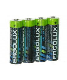 Бат LR6            Ergolux Alkaline SR-4 (60шт)  уп.60/720