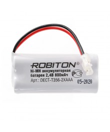 акк Robiton DECT-T356 2,4B 800мАч Ni-MH (аналог T356) размер 2*R3)ля радиотелефонов оптом со склада в Новосибирске. Большой каталог аккумуляторов для радиотелефонов.