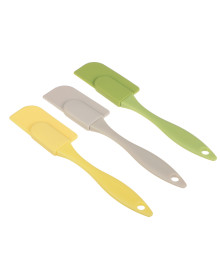 Лопатка кулинарная 19см, силикон, 3 цвета