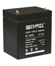 акк Security Force SF 12045 (аккум-р,12В 4,5Ah) кислотный