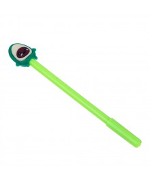 Ручка шариковая в форме авокадо, синяя, 2 дизайна, 18-19 см