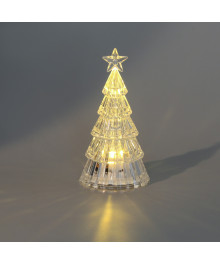 Светильник декоративный LED в виде елочки, 5,8x11,2см, PS, 3хLR44, 1 режим