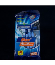 Станок д/бритья MAX Blue 3plus, 3лезвия,  5шт одноразов.(27770)
