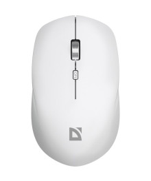 Мышь Defender беспр Velvet MB-406 бел 2.4ГГц+BT,4кн,1600 dpi, АКБ