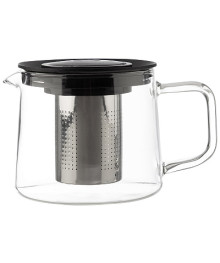 Чайник заварочный Mallony Skandi, 600 мл, из боросиликатного стекла, с прямоугольной ручкой