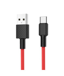 Кабель USB - TYPE C  HOCO X29 Superior style 1 метр, 2A, ПВХ,  красный (33/330)