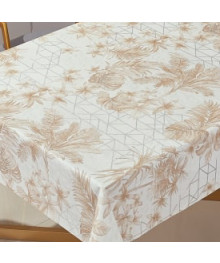 Клеенка премиум GRACE PUL-6108BBW полиуретановым с добавление МАСЛА золот/сереб 380 г/м2 1,4х20м