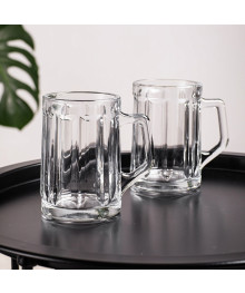 Набор кружек для пива 2шт 0,460л PILLAR MG9184GCL (8/1) Иран