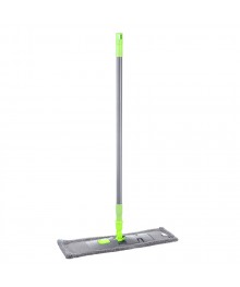 Швабра "Классик" с плоским мопом из микрофибры, разборная, телескопВостоку. Тряпка для пола оптом по низкой цене. Рыжий кот для уборки оптом со склада в Новосибриске.