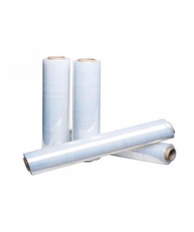 Пленка СТРЕТЧ 500мм х 350м, 20мкм, 2,0кг,  прозрачная /6/том со склада в Новосибирске. Большой каталог изолент, скотч оптом с доставкой по Дальнему Востоку.