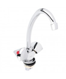 Смеситель СоюзКран для кухни SK2044.1 без подводки, резин. кран-букса 3/8, цинк