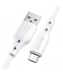 Кабель USB - micro USB BOROFONE BX48 Белый 2.4A, 1м