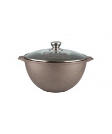 Мечта Казан для плова литой 7л АП Гранит Brown со ст крышкой арт 57806 (3) доставкой - Новосибирск, Новокузнецк, Горно-Алтайск. Низкие цены, большой ассортимент посуды оптом