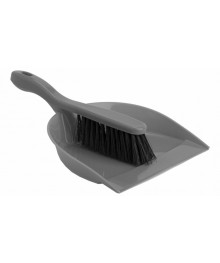 Щетка для пола с совком М5171 Идеал Серый (уп/22шт)Востоку. Тряпка для пола оптом по низкой цене. Рыжий кот для уборки оптом со склада в Новосибриске.