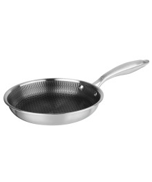 SATOSHI Савона Сковорода Triply 3-х слойная 20х4,0см, нерж.сталь 18/10, антиприг.покр. "соты", инд