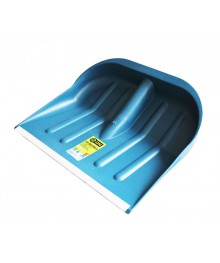 Лопата снег пласт. 410*360 без черенка, с оц. планкой d-32 ЦВЕТНАЯСнеговые лопаты оптом, скребки оптом в Новосибирске по низким ценам.