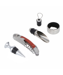 Набор для вина, 4пр., 16х14х3см, нерж.сталь