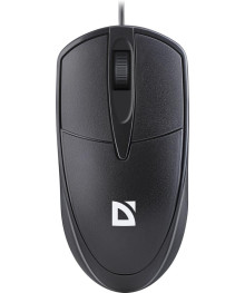 Мышь Defender провод Trace MB-989 черн 3D, 1.2м ,1000dpi
