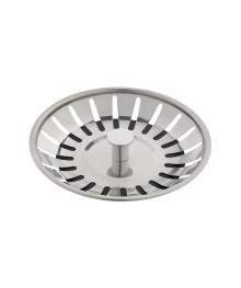 Сеточка-фильтр сменная, для кухонной мойки, d=77 мм, нерж.сталь, хром