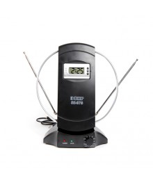 Антенна ком. МВ+ДМВ актив. ЭФИР SE-878 усы 80см кабель 1м, с рег.Антенны для телевизора оптом. Новосибирск