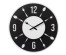 Часы настенные СН 3522 - 002 из МДФ, корпус белый+черный, d=35, "Вилка-Ложка" (10)