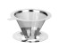 Воронка для кофе 12х8,5х6см, диаметр нижней части 9см, нерж.сталь
