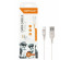 Кабель USB - TYPE C  GoPower GP01T 1м 2.4A ПВХ белый (1/200/800)