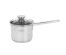 Мини Ковш 12х9,0см. 1,0 л. со стекл. крышкой, индукция