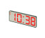 часы настольные VST-898/1 (красный)  (без блока, питание от USB)