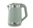 Чайник MAXTRONIC MAX-110 салатовый, нерж (2л, двойн стенки, колба нерж, диск 1,5кВт) 16/уп