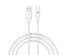 Кабель USB - micro USB BY Fusion, 18Вт, 1 м, 3A, TPE, белый