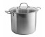 WEВBER Кастрюля BE-128-8L нерж сталь 8 литров, со стеклянной крышкой, 22*20см