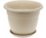 Кашпо для цветов Рябина d-220мм 3,6л с поддоном Латте 3055Mлат (уп/24шт)