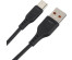 Кабель USB - TYPE C  GoPower GP01T 1м 2.4A ПВХ черный (1/200/800)