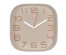 Часы настенные СН 2500 - 003 квадрат 25х25см, корпус бежевый "Классика" (10)