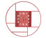 Часы настенные СН 3516 - 006 круглые d=35 см, корпус тёмно-розовый "Классика" (10)