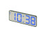 часы настольные VST-898/5 (синий) (без блока, питание от USB)