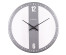 Часы настенные СН 3237 - 005 из металла, d=32 см, открытая стрелка, серебряный "Классика" (10)