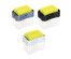 Дозатор для моющего средства с губкой, пластик, 14x10,5x9см, 3 цвета
