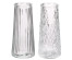 Ваза стеклянная, 8,5х6,5х20 см, 2 дизайна