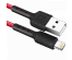 Кабель USB - Lightning F181, red, 1м, 2,4А,нейлон пакет Defender