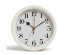 Часы будильник  B4-043W d=15см, корпус белый "Классика"