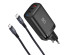Блок пит USB сетевой  BQ charger 65W3A01 чёрный + кабель Type-C 2m (3 ports 2*Type-C + USB, 65W)
