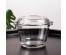 Кастрюля стеклянная для СВЧ с крышкой 0,9л ПУ LEO BL7161GCL (12/1) Иран