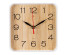 Часы настенные СН 1918 - 112W квадрат 19х19см, корпус белый "Дерево" (10)