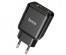 Блок пит USB сетевой  HOCO N5, PD20W+QC3.0, 1хUSB-А, 1хType-C, 3А, черный (12/120)