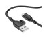 Кабель USB - micro USB BOROFONE BX91 Symbol 1 метр, 2.4A, ПВХ, черный (360)